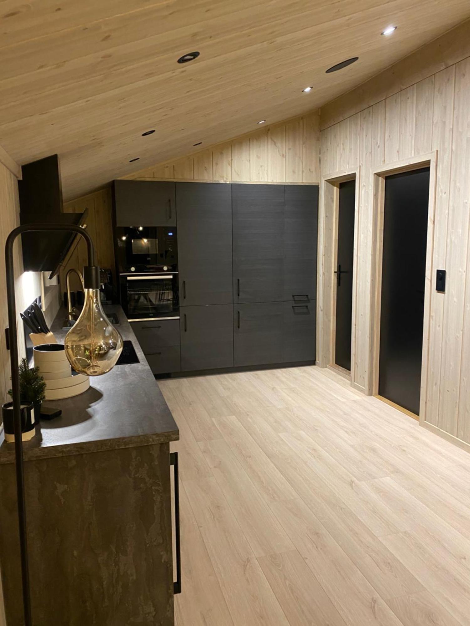 High Standard Cabin Close To The Fla City Center Flå Exterior foto