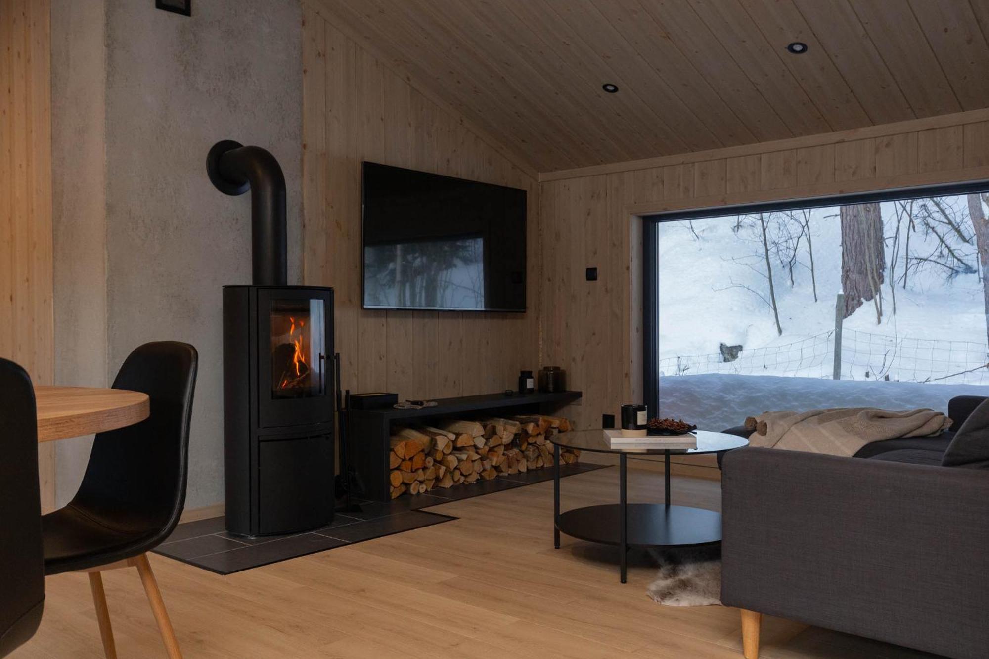 High Standard Cabin Close To The Fla City Center Flå Exterior foto