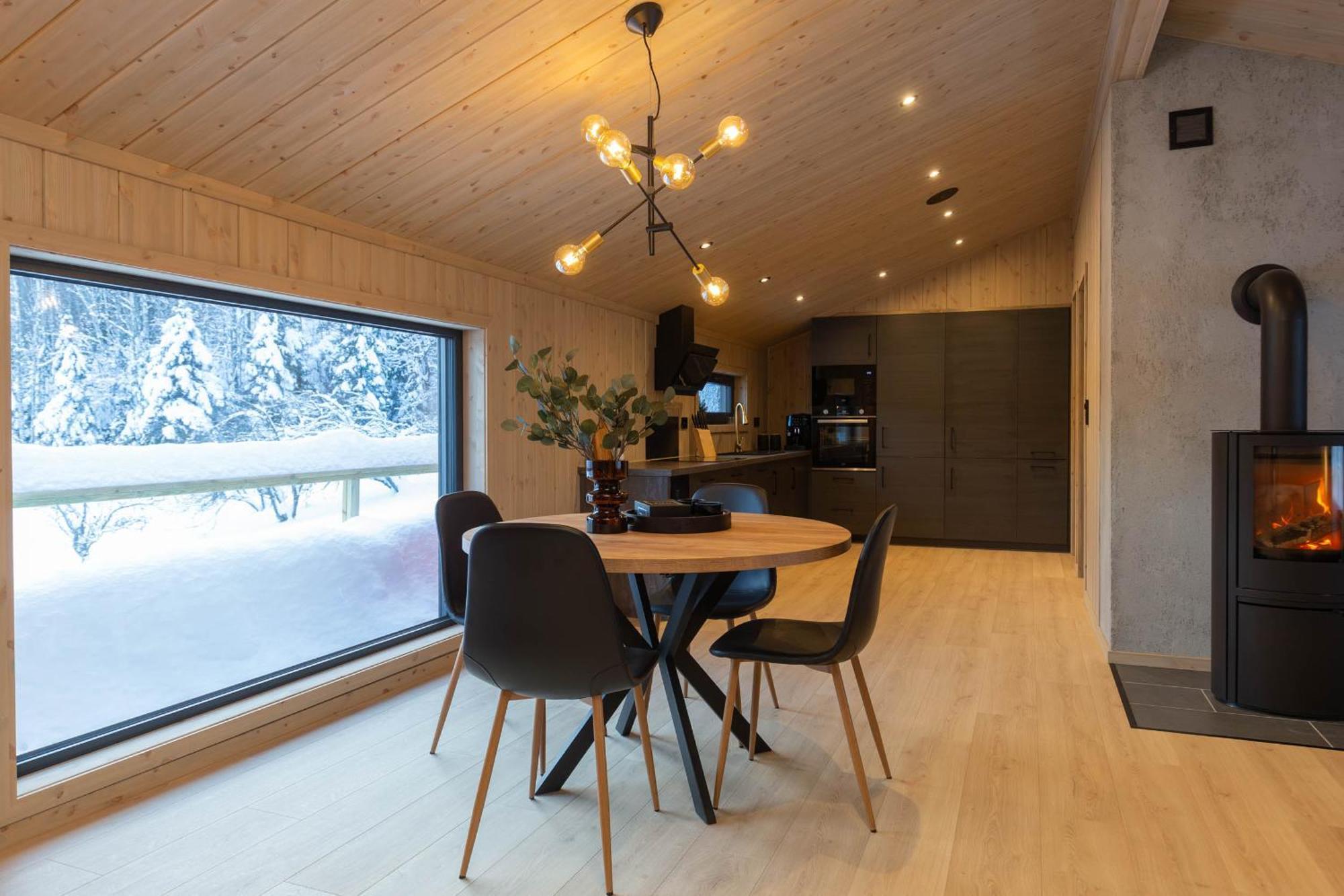 High Standard Cabin Close To The Fla City Center Flå Exterior foto